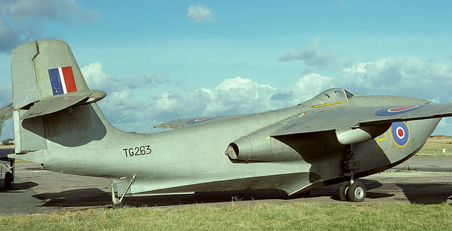 The third prototype TG263. Note the reinforced canopy. (Mike Freer via Wikimedia Commons)
